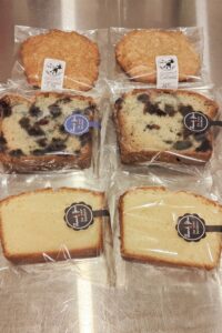 Fresh baked goods and small bites at The Tipsy Goat Market & Social in Lansdowne Ontario Canada